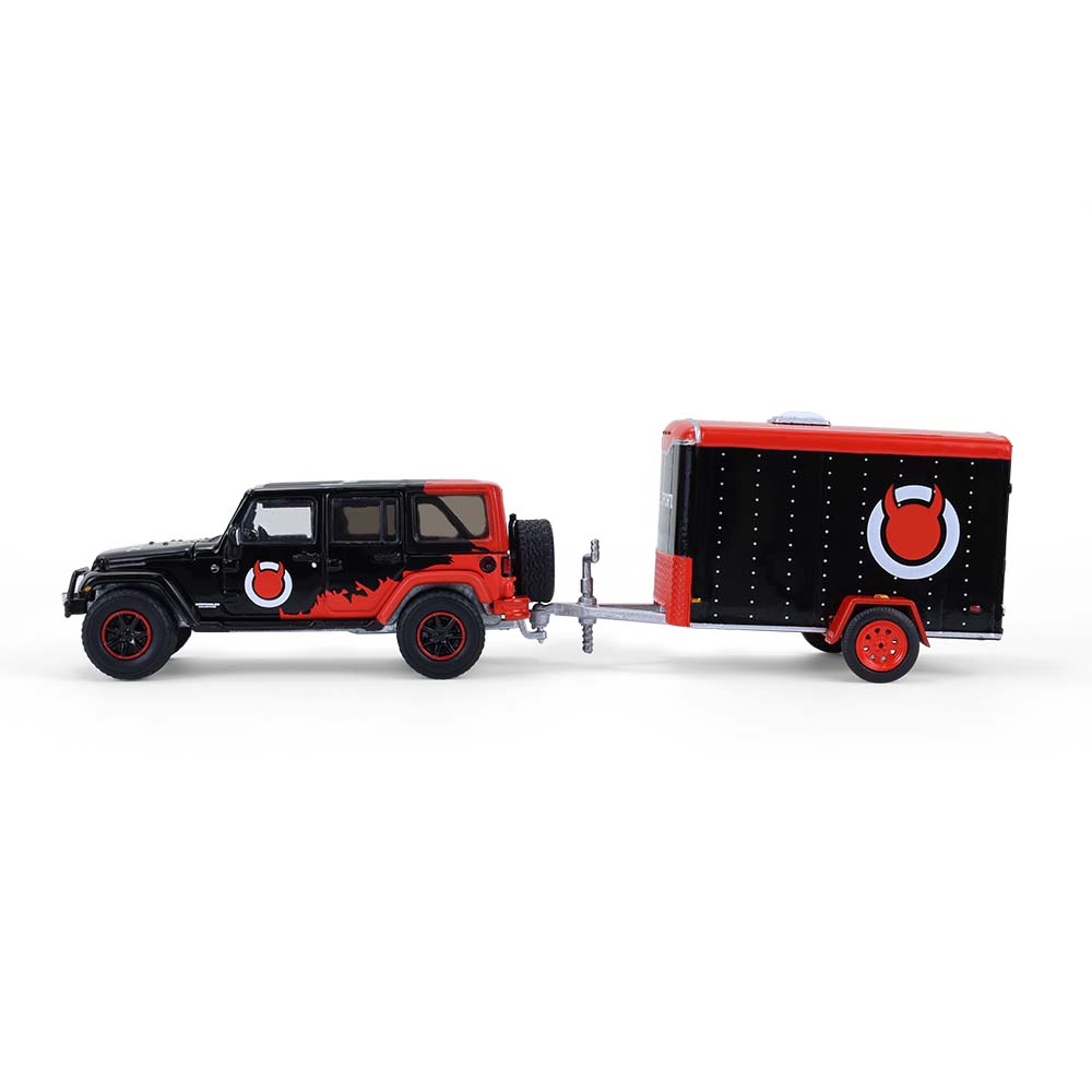 Wrangler Unlimited with Small Cargo Trailer