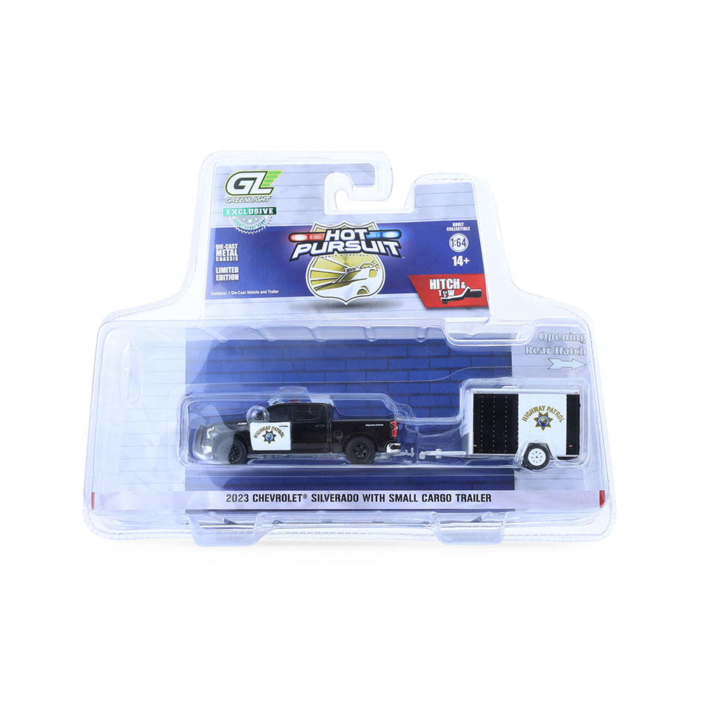 Silverado with Small Cargo Trailer