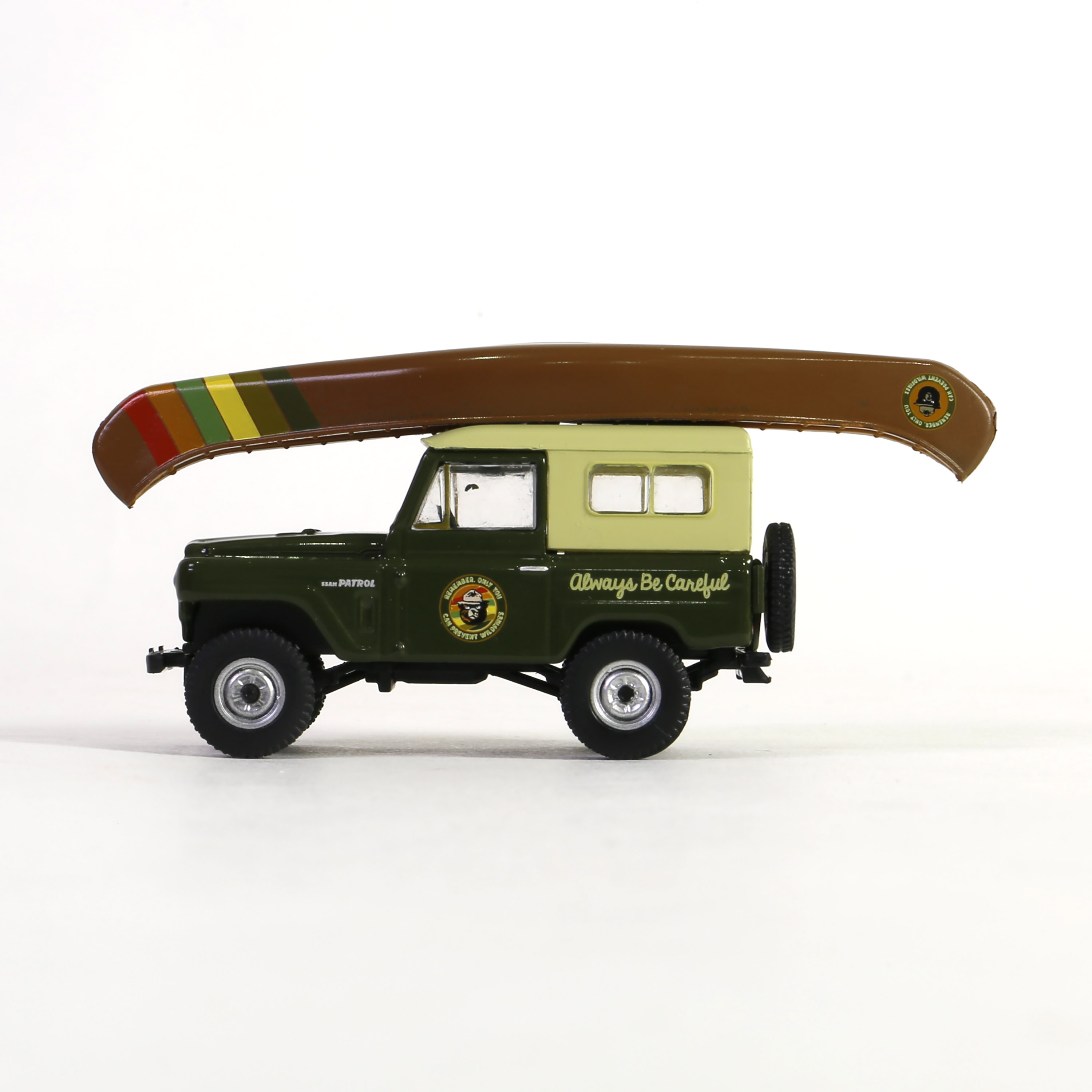 Patrol with Canoe on Roof