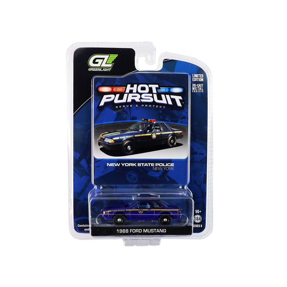 1988 Ford Mustang - New York State Police Solid Pack - Evergreen