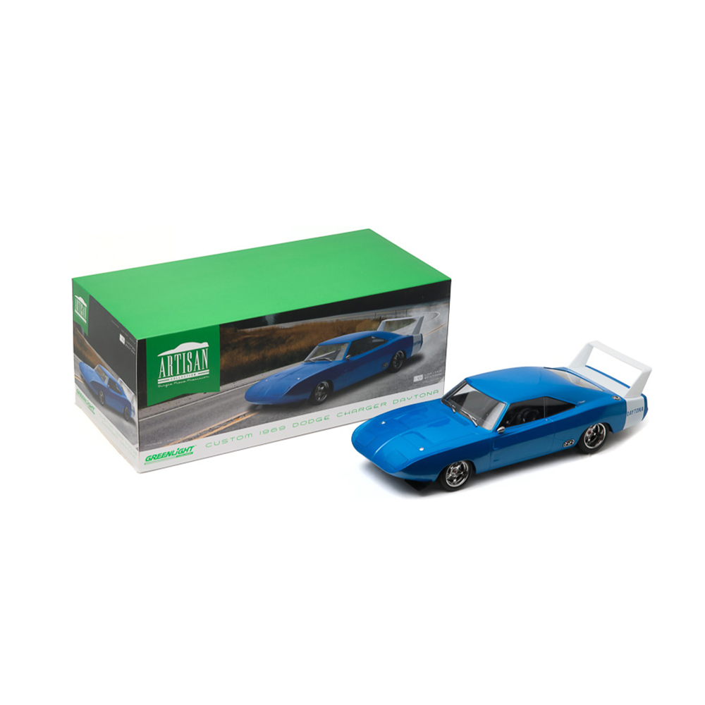 1969 Dodge Charger Daytona Custom - Blue with White Rear Wing