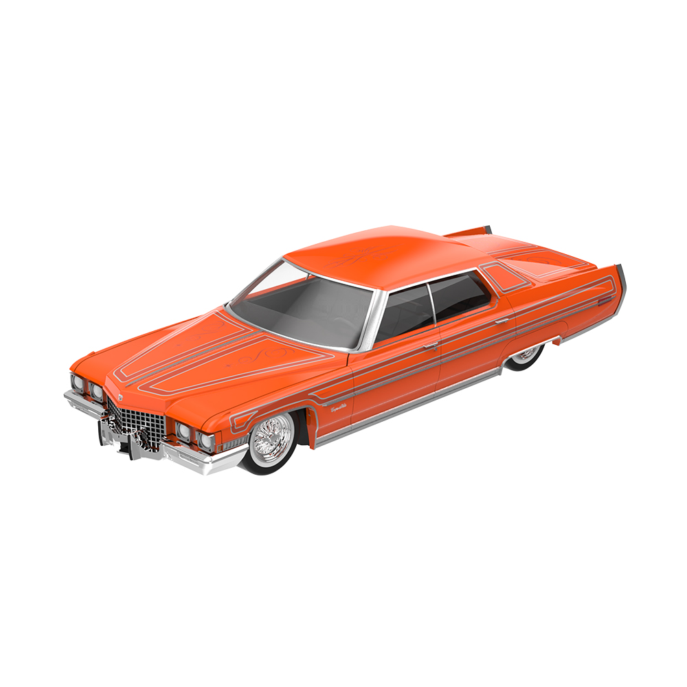 1972 Cadillac Coupe deVille - California Lowriders - Mandarin Orange