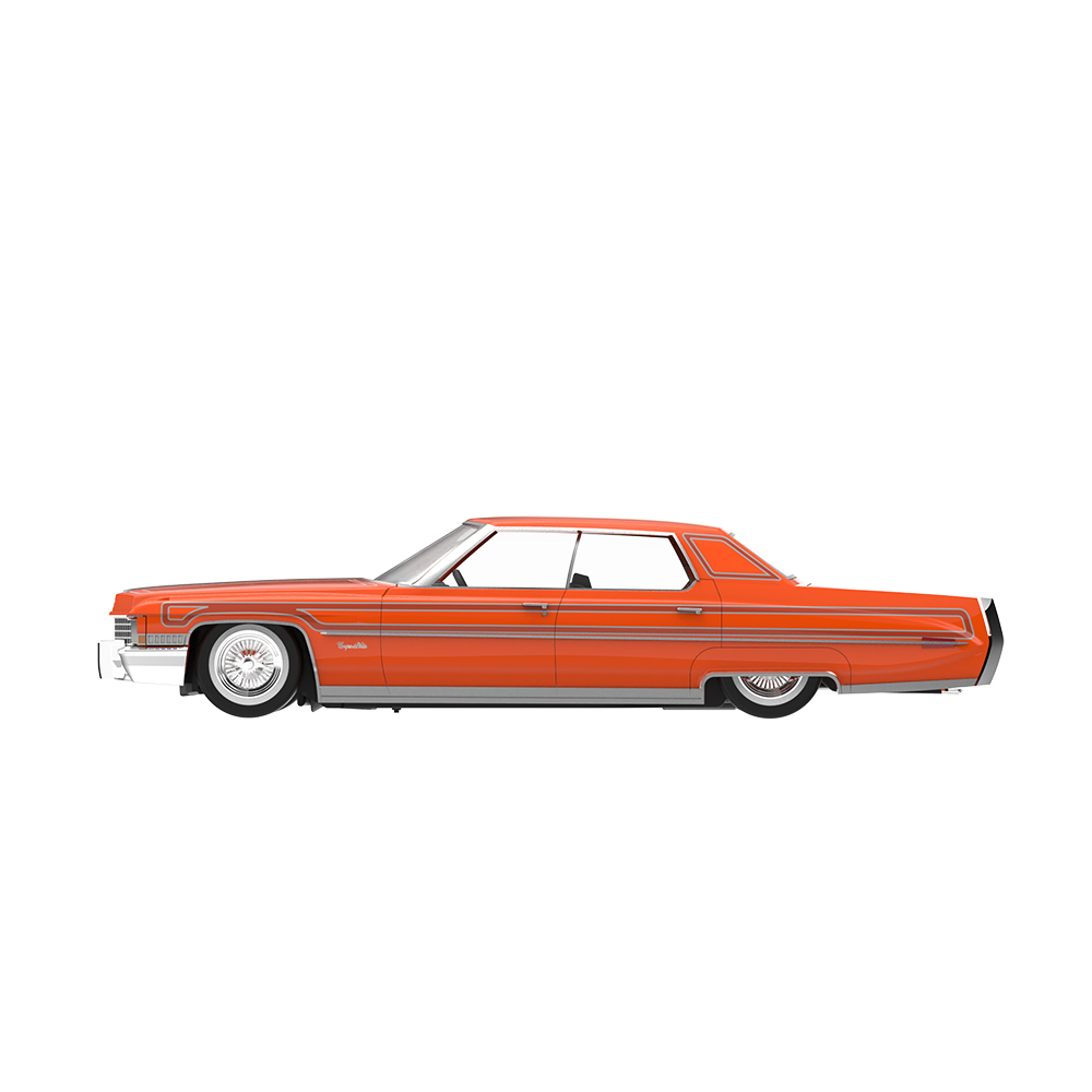 1972 Cadillac Coupe deVille - California Lowriders - Mandarin Orange