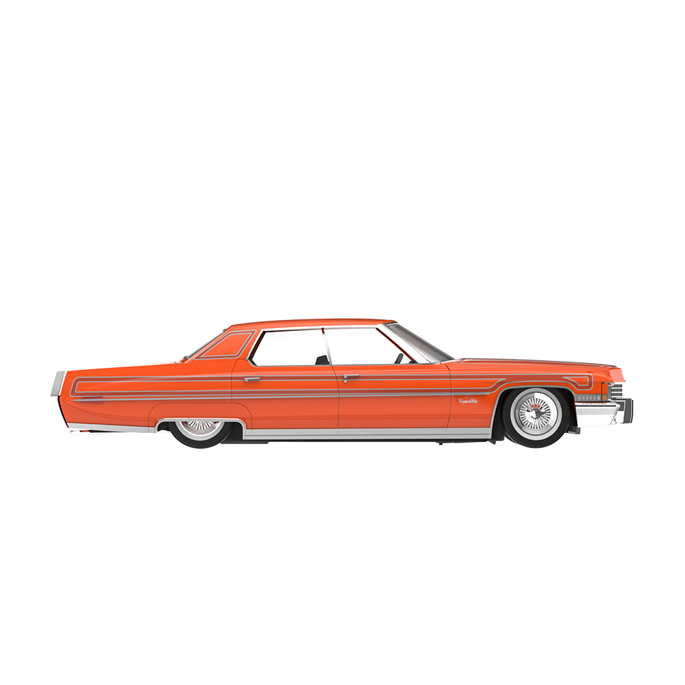1972 Cadillac Coupe deVille - California Lowriders - Mandarin Orange