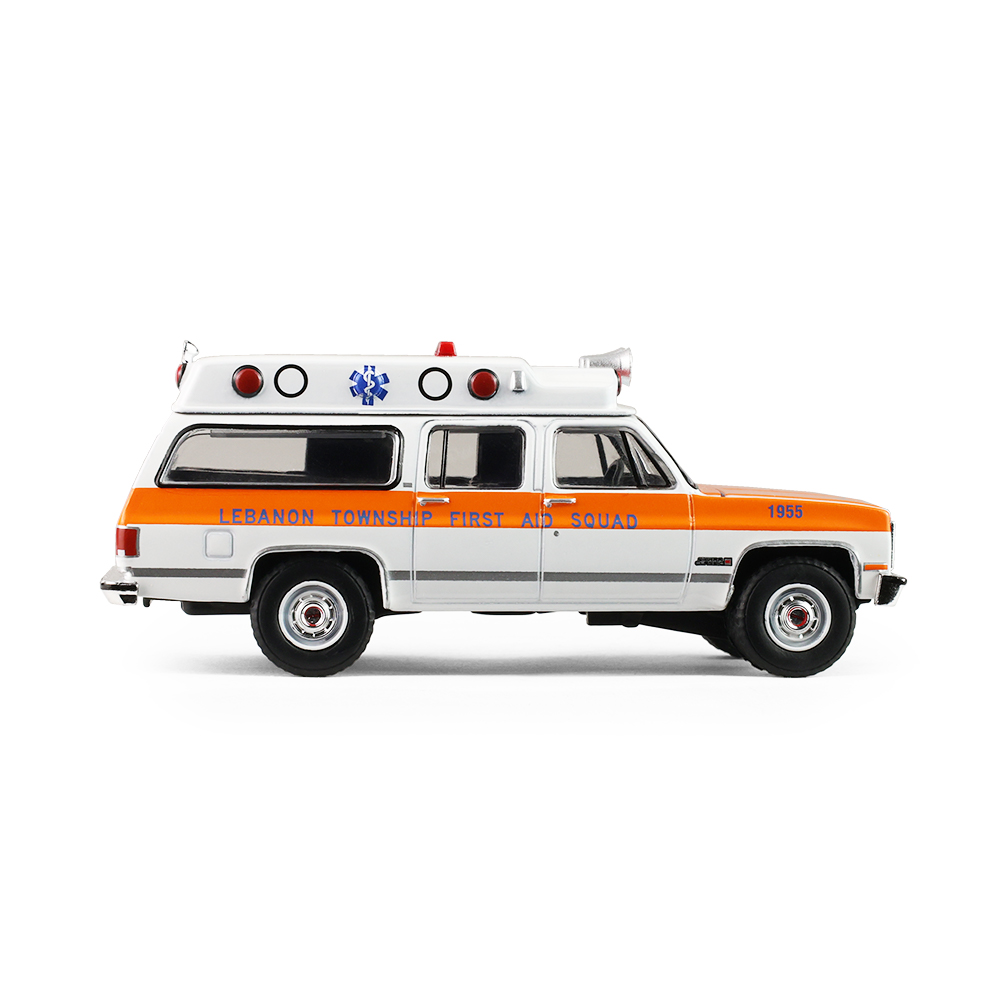 1984 GMC Suburban 2500 Sierra Classic Ambulance - Lebanon Township, New Jersey First Aid Squad
