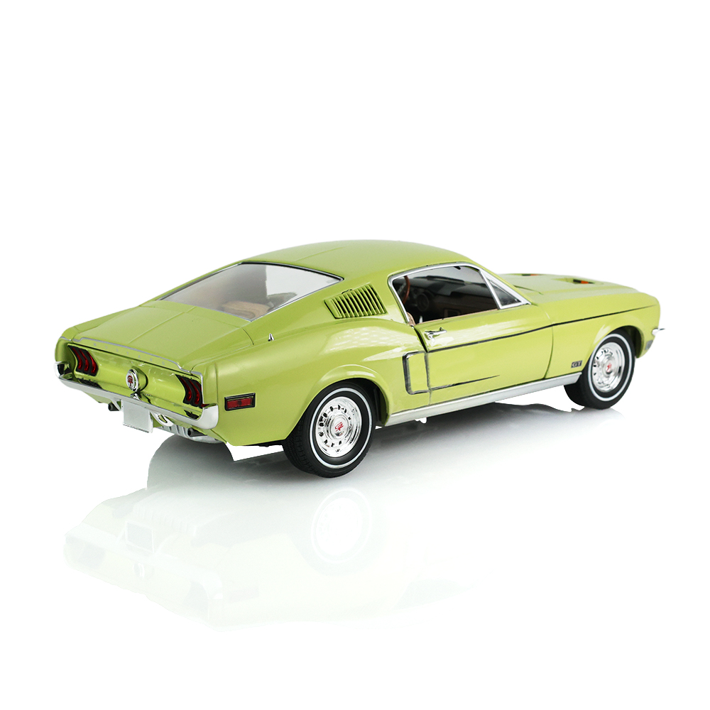 1968 Ford Mustang GT Fastback – Lime Gold with Black GT Stripe