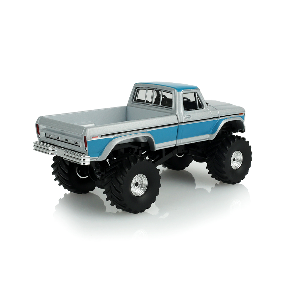 1976 Ford F-250 – Silver Metallic with Teal Green Stripe