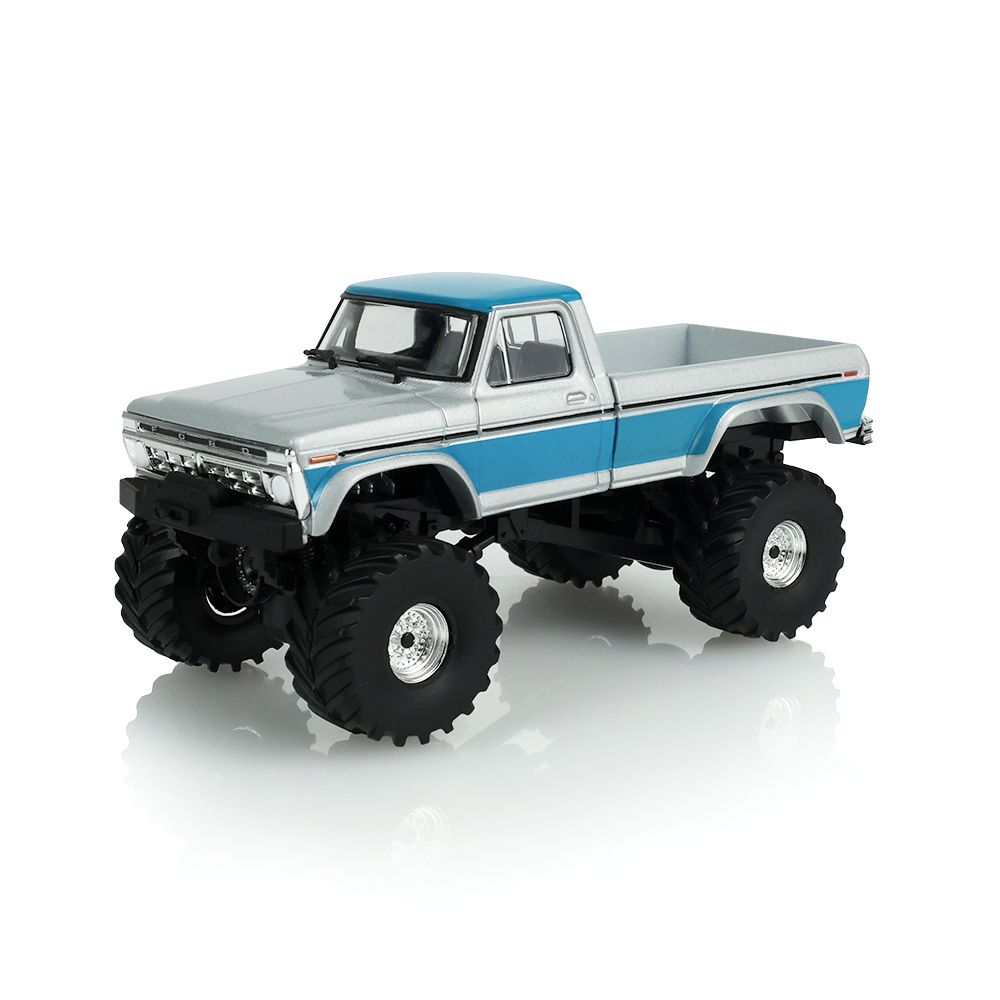1976 Ford F-250 – Silver Metallic with Teal Green Stripe