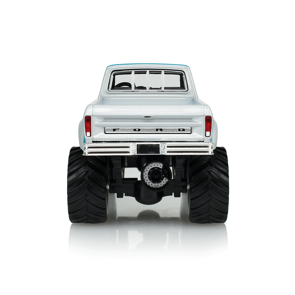 1976 Ford F-250 – Silver Metallic with Teal Green Stripe