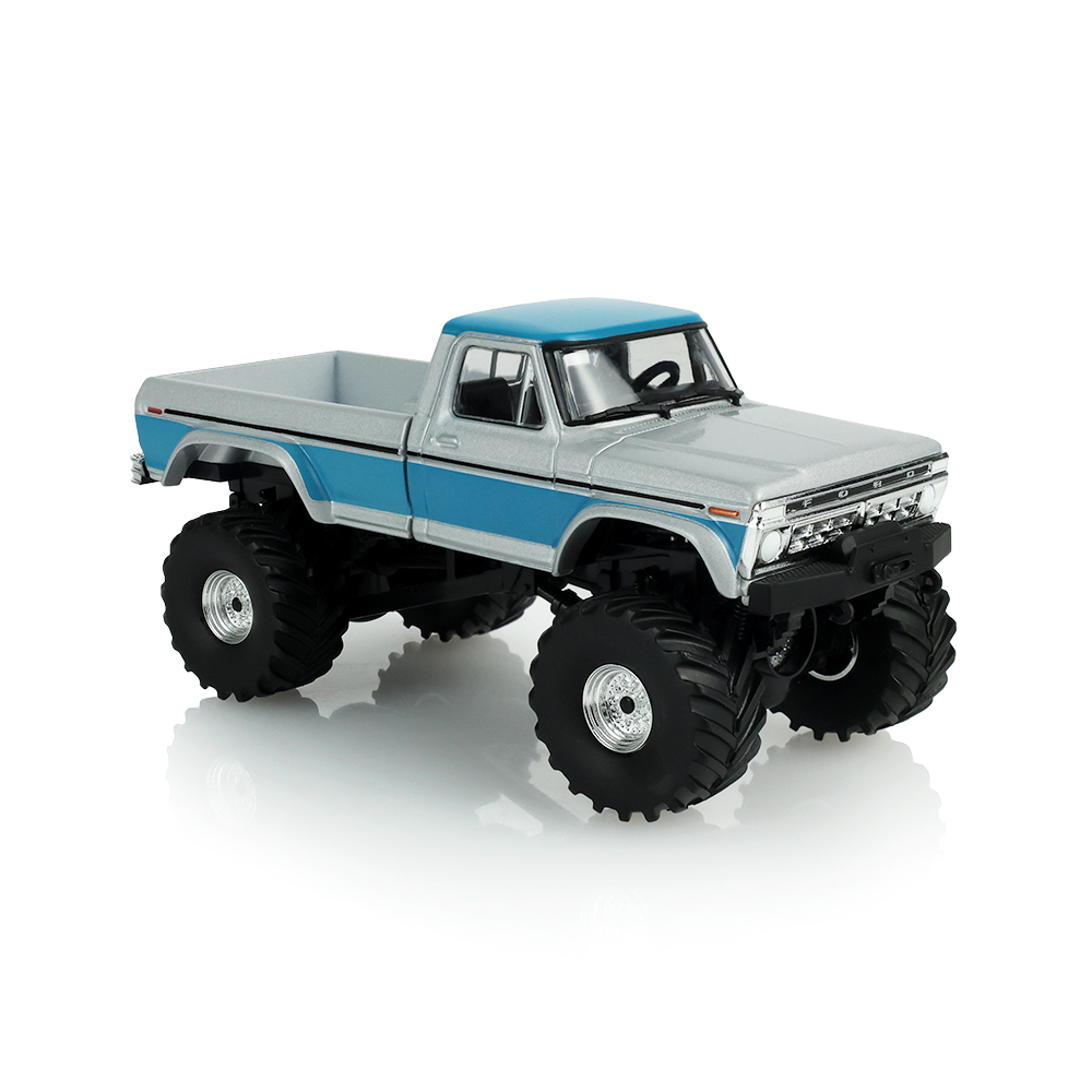 1976 Ford F-250 – Silver Metallic with Teal Green Stripe