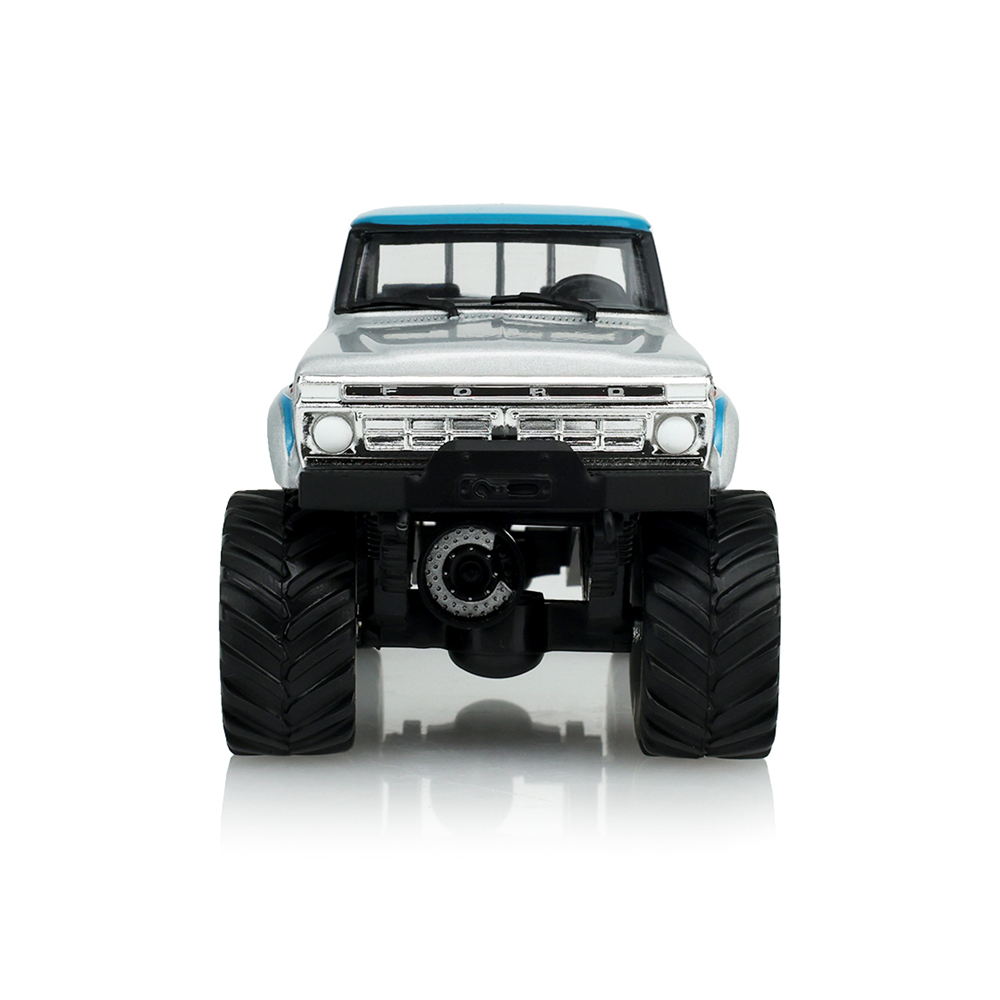 1976 Ford F-250 – Silver Metallic with Teal Green Stripe