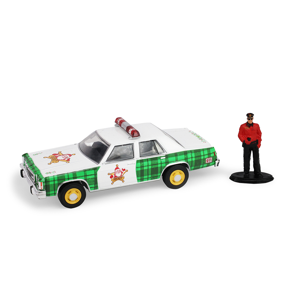 1981 Ford LTD Crown Victoria with Police Officer Figure - Christmas 2025 Limited Edition (Hobby Exclusive)