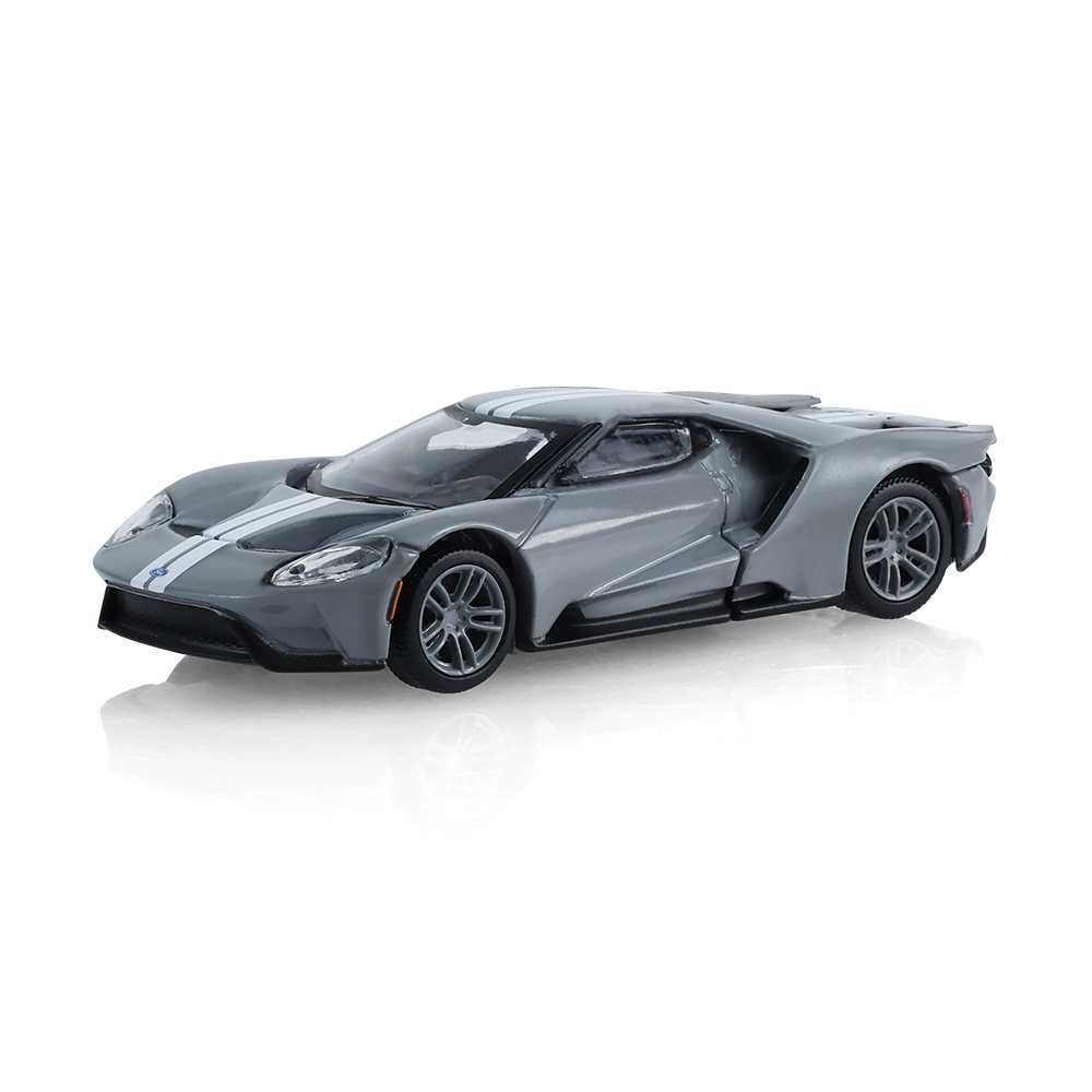 2014 International Durastar 4400 with 2017 Ford GT – Liquid Grey with White Stripes