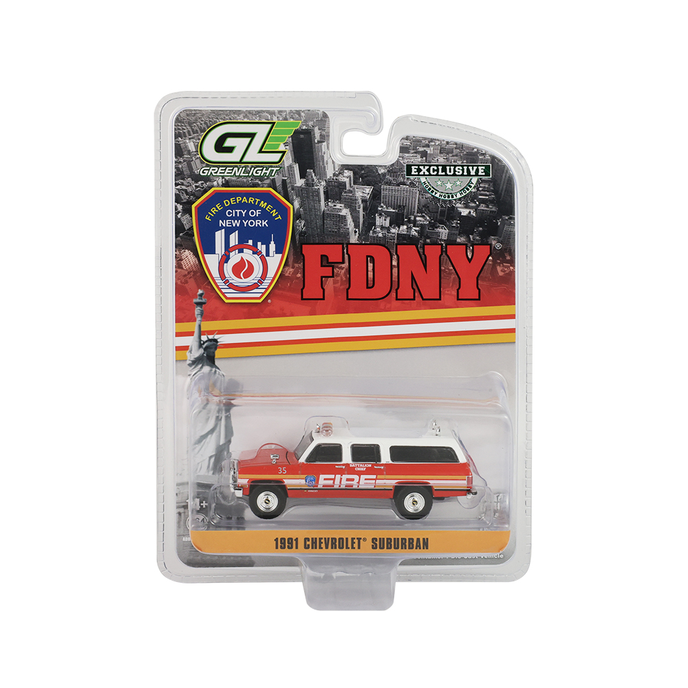 1991 Chevrolet Suburban - FDNY (The Official Fire Department City of New York) Battalion Chief (Hobby Exclusive)